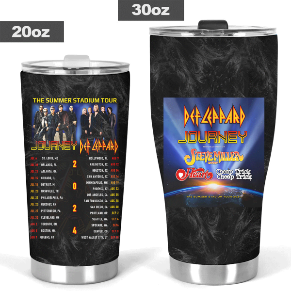 Def Leppard x Journey Tumbler Cup - HUANNM 4862