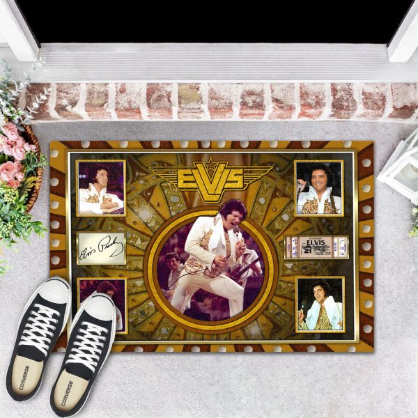 Elvis Presley Rubber Base Doormat - HUANNM 4648