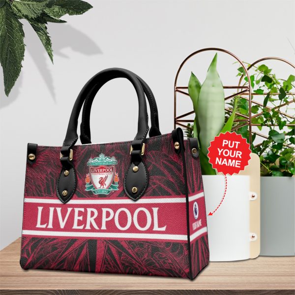 Personalized Liverpool Leather HandBag - MAITM 6569