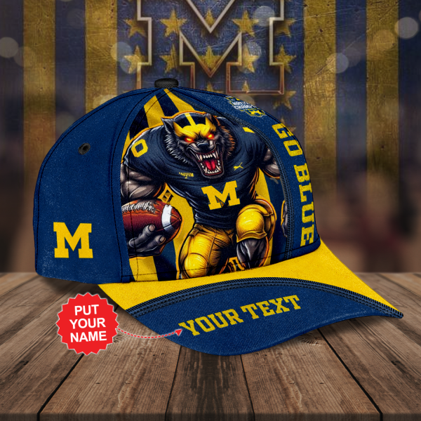 Personalized Michigan Wolverines Football Classic Cap - MAITM 6535