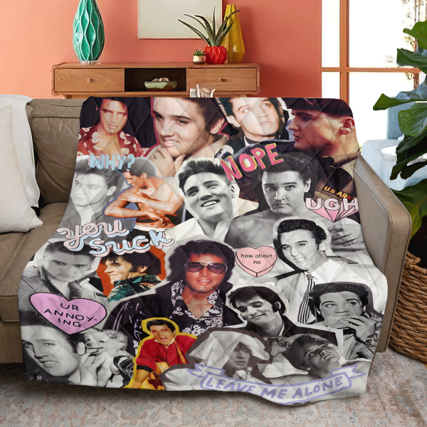 Elvis Presley Quilt Blanket - HUANNM 4514