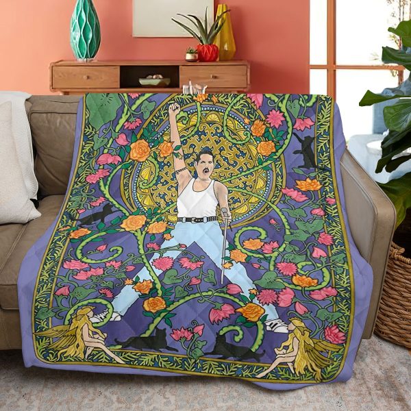 Freddie Mercury Quilt Blanket - MAITM 6292