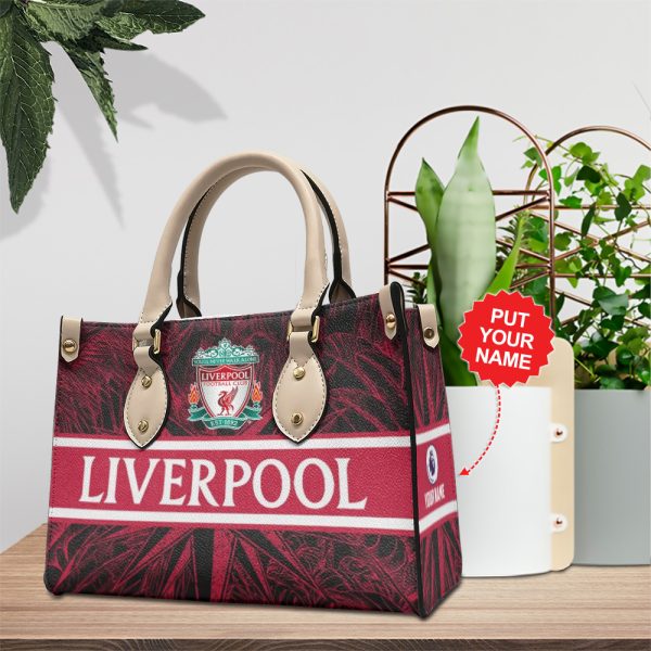 Personalized Liverpool Leather HandBag - MAITM 6569