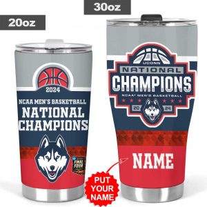 Personalized UConn Huskies Men's Basketball Tumbler Cup - MAITM 6368