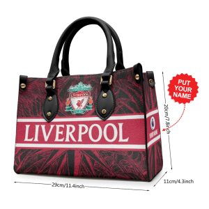 Personalized Liverpool Leather HandBag - MAITM 6569