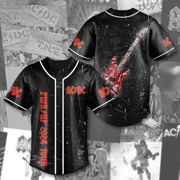 AC/DC Baseball Jersey - HUANNM 3973