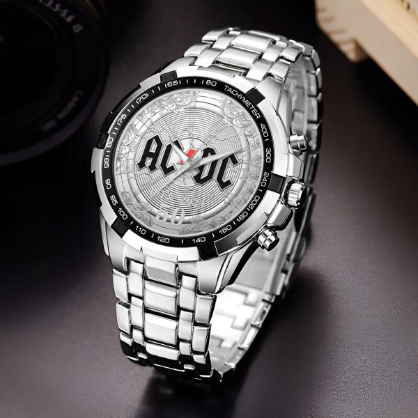 AC/DC Alloy Quartz Watch - TANTN 5979