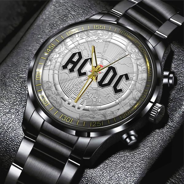 AC/DC Black Stainless Steel Watch - TANTN 5978