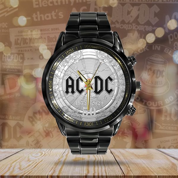 AC/DC Black Stainless Steel Watch - TANTN 5978