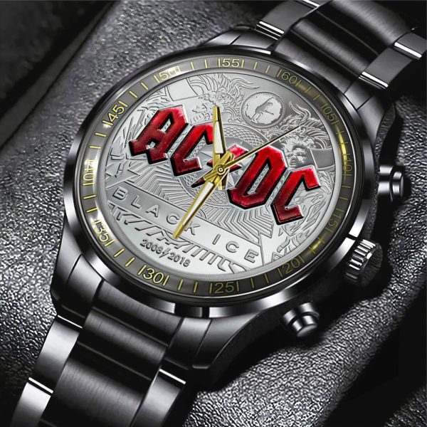 AC/DC Black Stainless Steel Watch - TANTN 5980