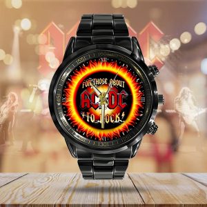 AC/DC Black Stainless Steel Watch - GNE 349