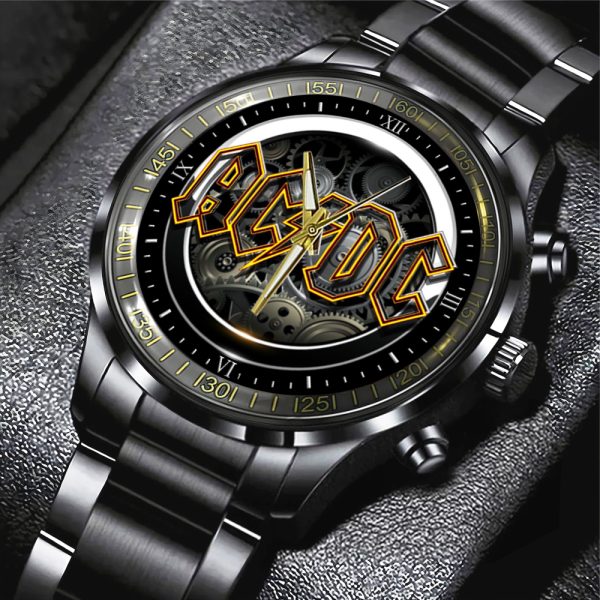 AC/DC Black Stainless Steel Watch - GNE 351