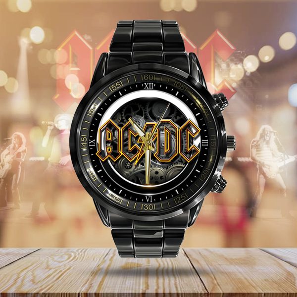 AC/DC Black Stainless Steel Watch - GNE 351