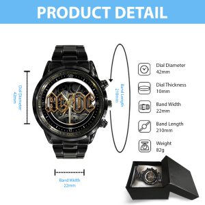 AC/DC Black Stainless Steel Watch - GNE 351