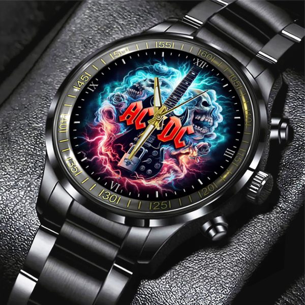 AC/DC Black Stainless Steel Watch - GNE 355