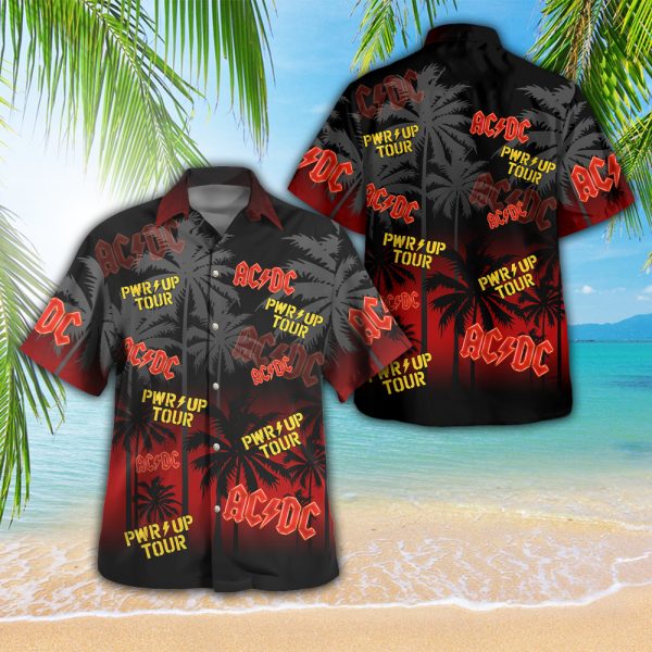 AC/DC 3D Hawaii Shirt - MAITM 6540