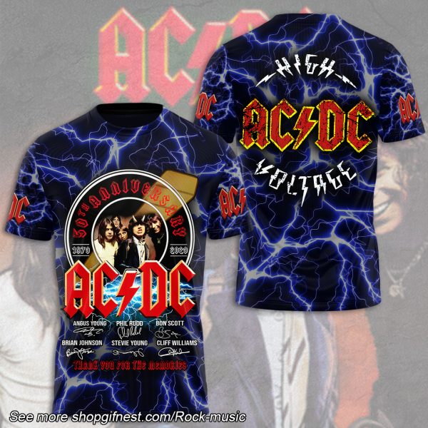 AC/DC 3D Apparel - HUANNM 1344