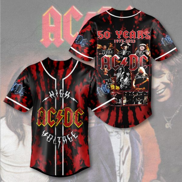 AC/DC Baseball Jersey - HUANNM 709