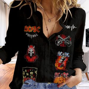 AC/DC 3D Linen Shirt - HUANNM 832