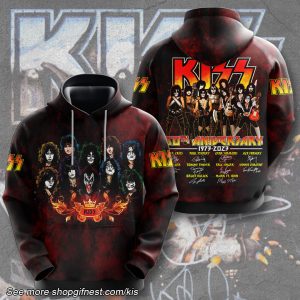 Kiss Band 3D Apparel - HUANNM 839