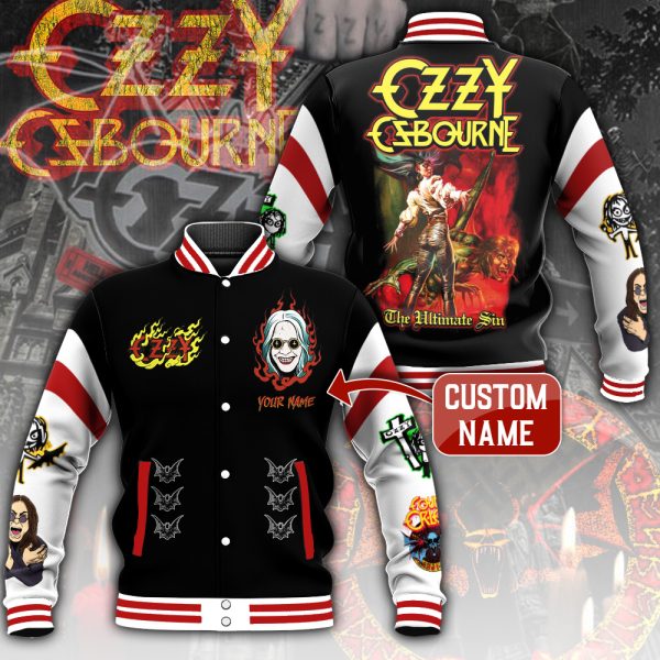 Personalized Black Sabbath Ozzy Osbourne Varsity Jacket - ANHNV 4220