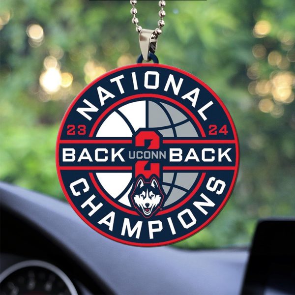 UConn Huskies Men's Basketball Custom Shape 2-sided Acrylic Car Ornament - ANHNV 4239