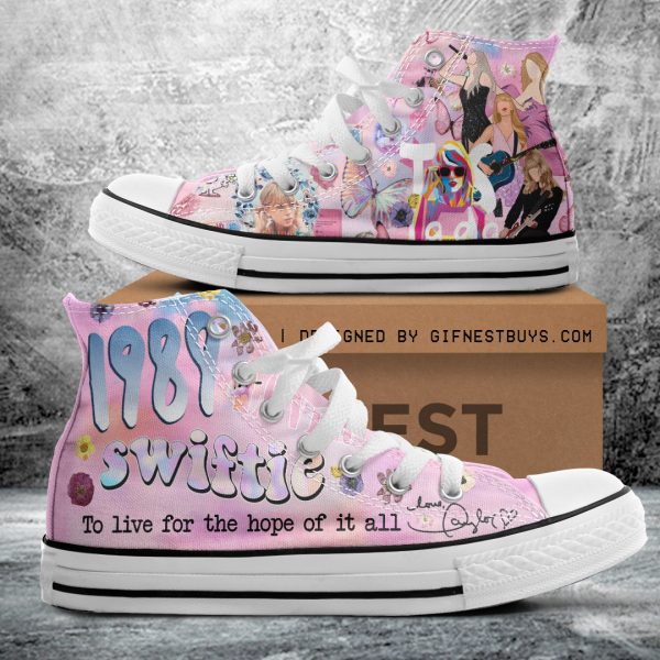 Taylor Swift High Top Canvas Shoes - ANHNV 4243