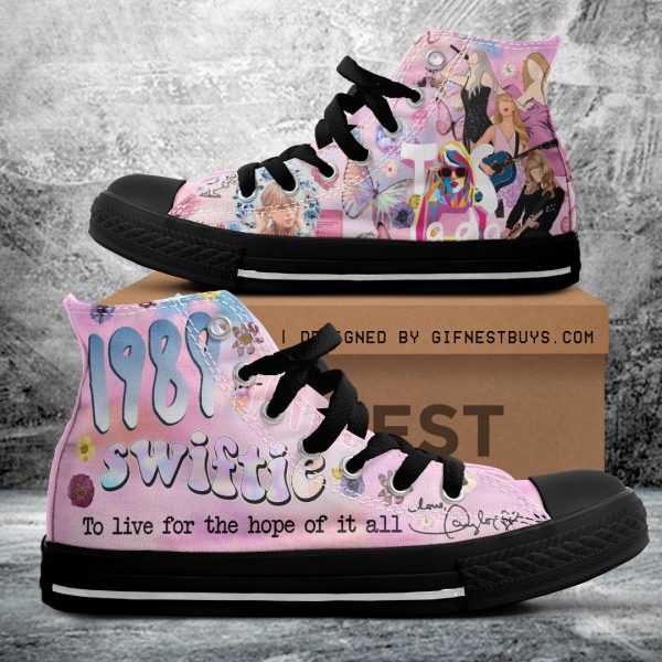 Taylor Swift High Top Canvas Shoes - ANHNV 4243