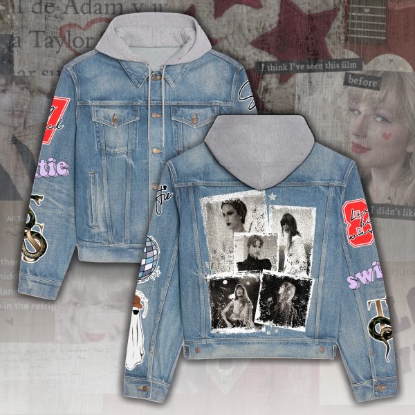 Taylor Swift Women's Denim Hood Jacket - ANHNV 4332