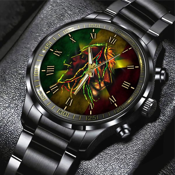 Bob Marley Black Stainless Steel Watch - ANHNV 4345