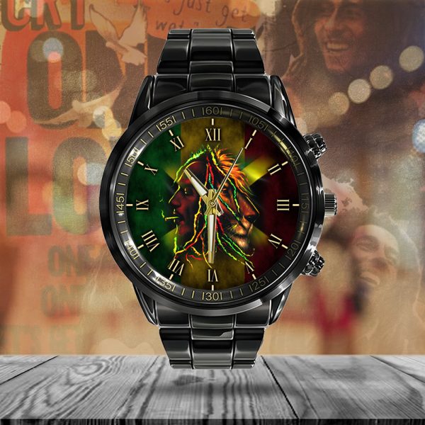 Bob Marley Black Stainless Steel Watch - ANHNV 4345