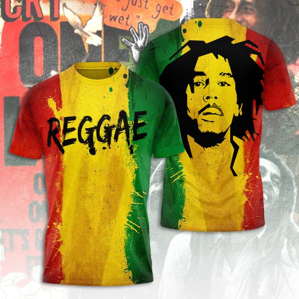 Bob Marley 3D Apparel - ANHNV 4362