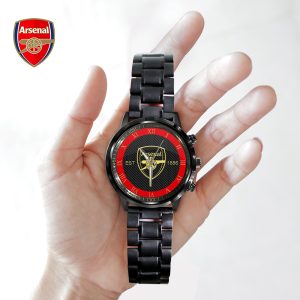 Arsenal Black Stainless Steel Watch - TANTN 5677