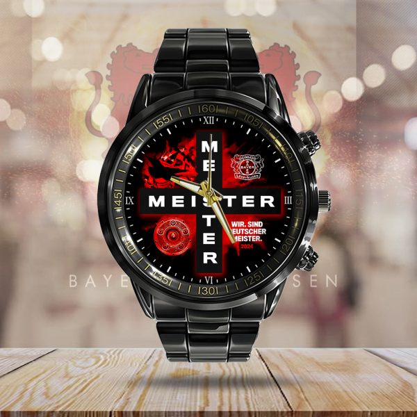 Bayer Leverkusen Black Stainless Steel Watch - MAITM 6447