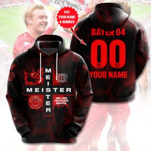 Personalized Bayer Leverkusen 3D Apparel – MAITM 6444