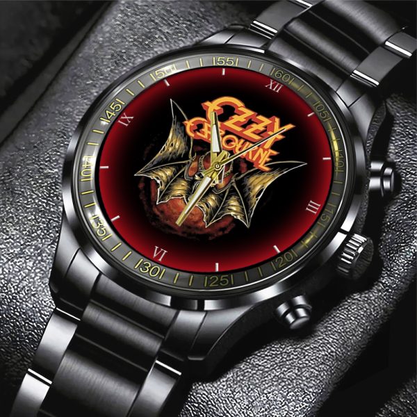 Black Sabbath Ozzy Osbourne Black Stainless Steel Watch - ANHNV 4179