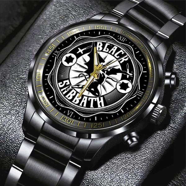 Black Sabbath Black Stainless Steel Watch - GNE 247