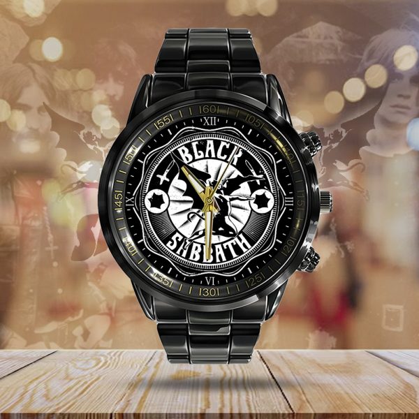 Black Sabbath Black Stainless Steel Watch - GNE 247