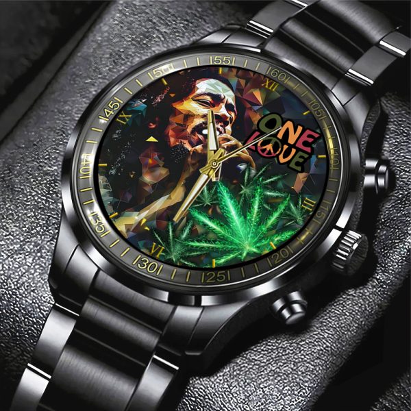 Bob Marley Black Stainless Steel Watch - ANHNV 4274