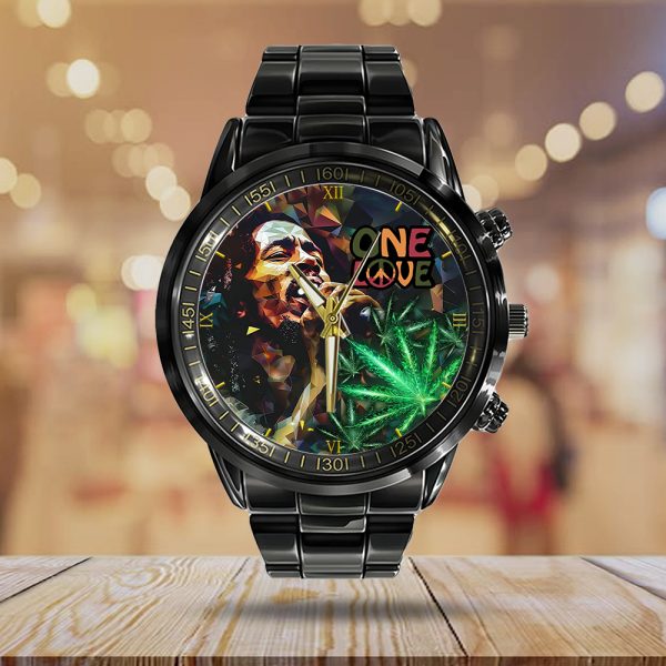 Bob Marley Black Stainless Steel Watch - ANHNV 4274