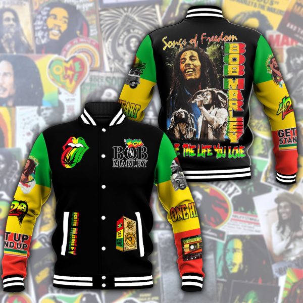 Bob Marley Varsity Jacket - HUANNM 4443