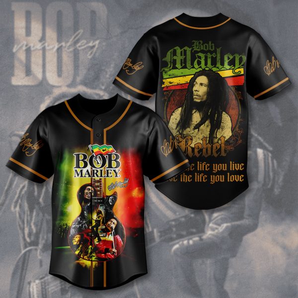 Bob Marley Baseball Jersey - HUANNM 4179