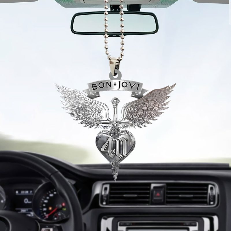 Bon Jovi Custom Shape 2-sided Acrylic Car Ornament - TANTN 6038 ...