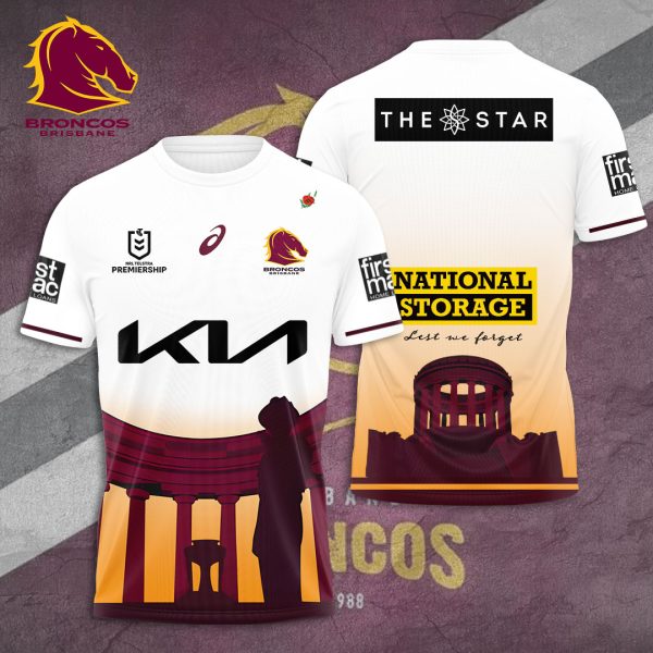 Brisbane Broncos 3D Apparel - TANTN 6064