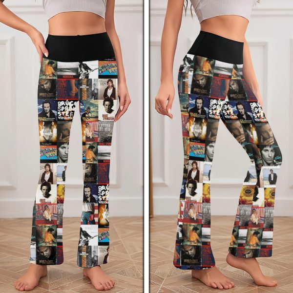 Bruce Springsteen 3D Flare Yoga Pants - HOATT 4729