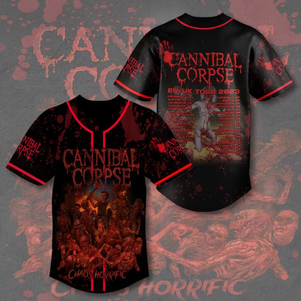 Cannibal Corpse Baseball Jersey - HUANNM 249