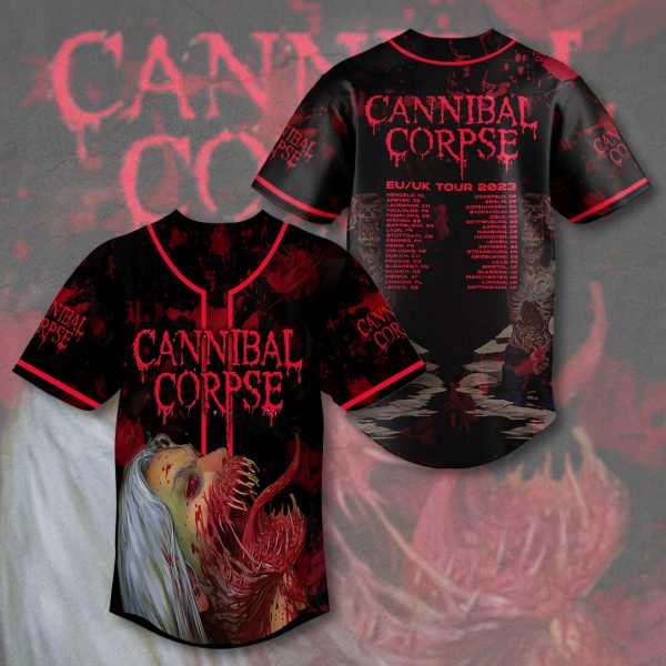 Cannibal Corpse Baseball Jersey - HUANNM 252