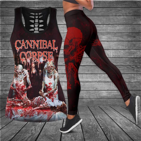 Cannibal Corpse Hollow Tank Top Leggings - HUANNM 231