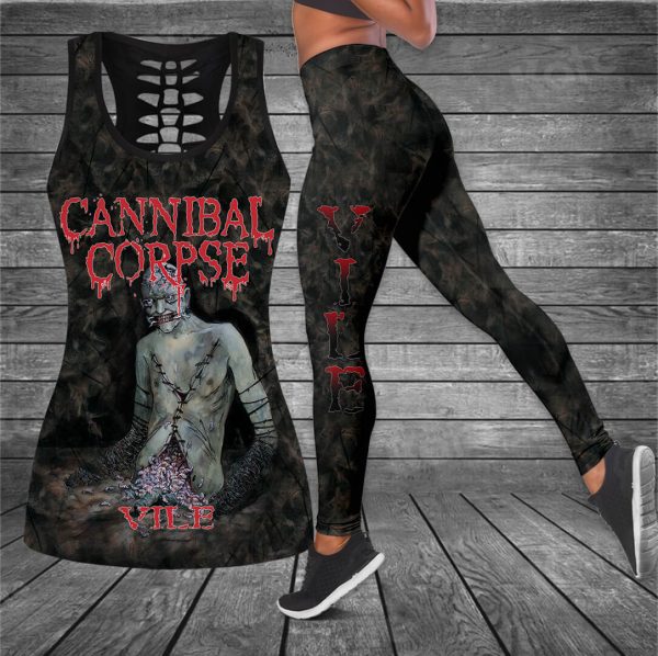 Cannibal Corpse Hollow Tank Top Leggings - HUANNM 232