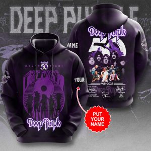 Personalized Deep Purple 3D Apparel - HUANNM 4870